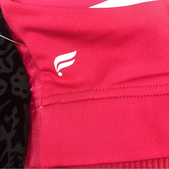 FABLETICS PAIGE LOW IMPACT RED/SILVER SPORTS BRA. SIZE ( XS) - Picture 9 of 12